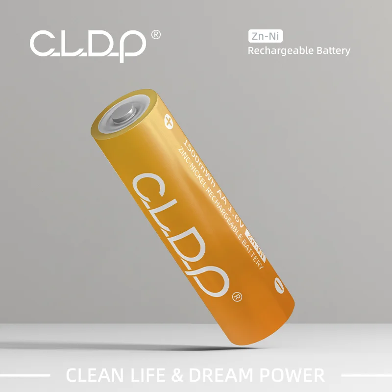 Safty eco-friendly CLDP brand No.5 1.6v 1500mWh aa chargeable batteries 4pcs package