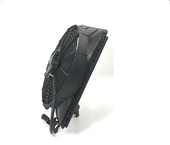 LINRUI WSLNF-2355X 12 inch rotary cooling dc fan brushless 12v/24v axial fan for bus/truck air conditioner condenser fan