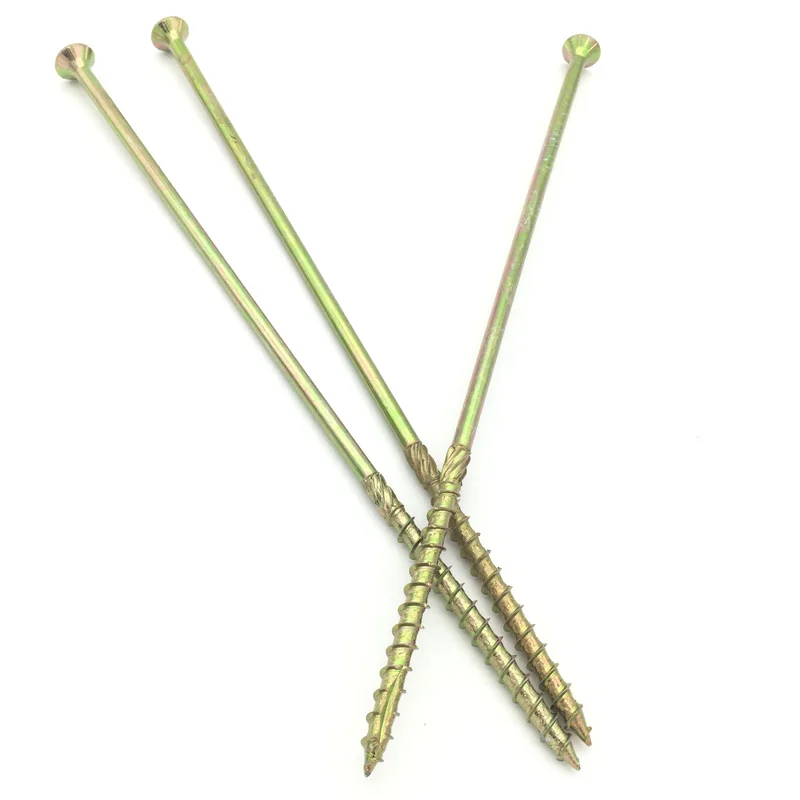 Наружный винт с потайной головкой из желтого цинка/торкс