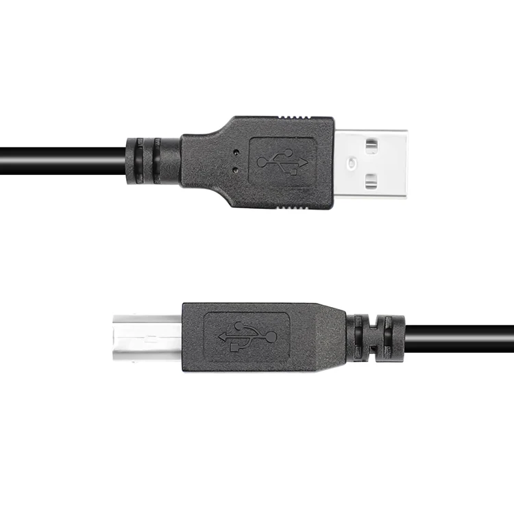 tezy USB 2.0 Printer Type A Male to Type B Male Printer Scanner Cable