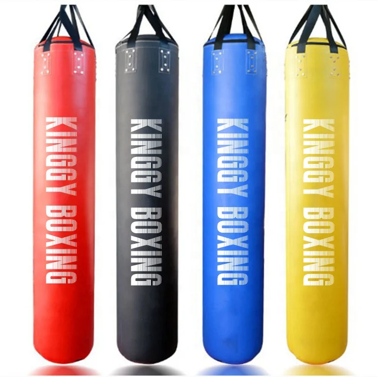 KINGGY Professional Hanging Standard Heavy Bags Kickboxing Muay Thai  Angled Teardrop Ball Banana Heavy Bags for Punch hooks u