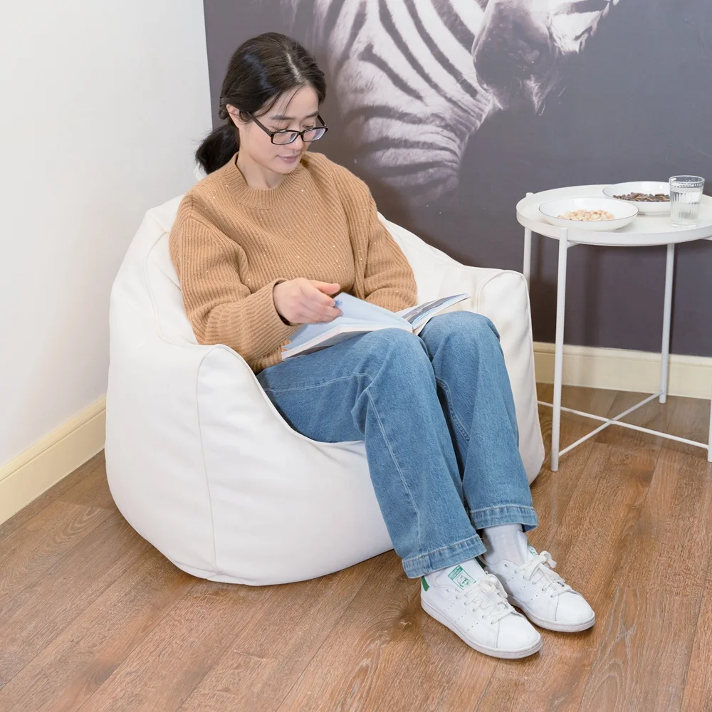 Pumpkin Shape Hug Armchair Home Furniture Reading Chair Bean Bag Er Manufacturer