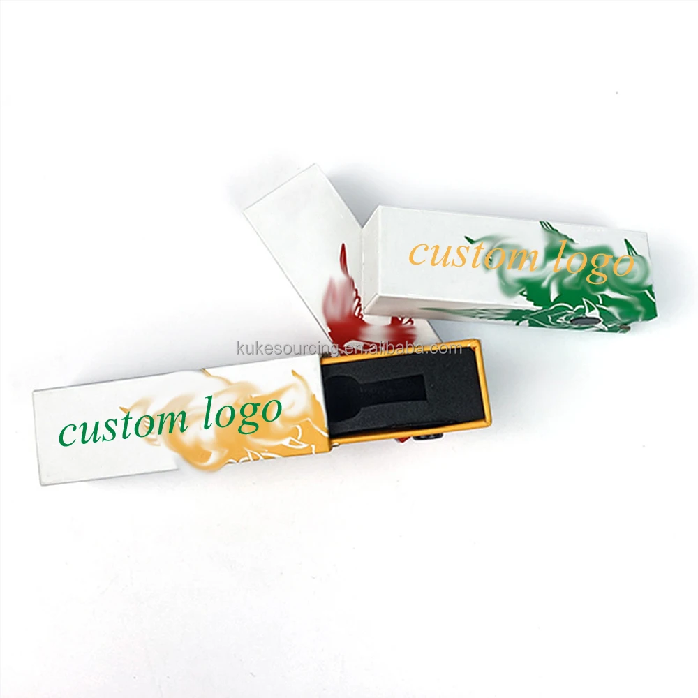 Customized hot Sellers Printed Paper Cigarette Packaging Box OEM Cigarette Packaging Case With Push-button