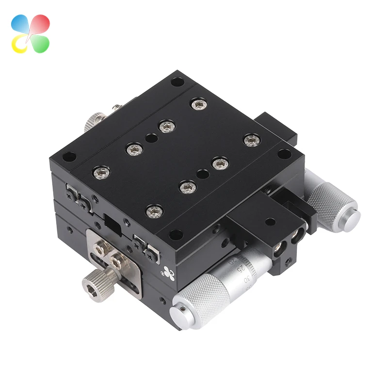 C&K XY Sliding Table Roller Linear Actuator XY Axis Precision Sliding Table Manual Linear Stage For CNC Medical Manual Stage