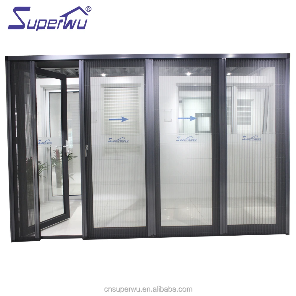 Superhouse  aluminum doors aluminium bifold patio doors outswing energy efficient bifold door