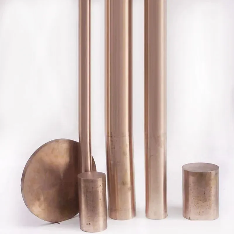 C1011 C1020 C17200 C22000 Pure Bronze Metal High Pure Brass Rod Red Copper Round Bars for Construction