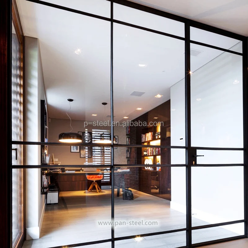 Australia 1288 Certificate Chinese supplier of arch shaped fluted glass steel windows and doors for residential project