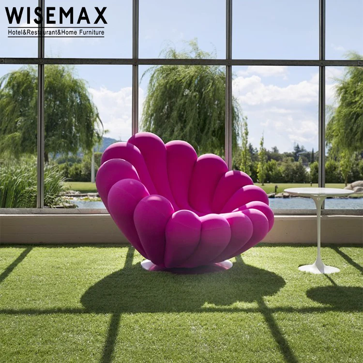 WISEMAX FURNITURE Italian designer creative single sofa chair modern minimalist swivel chair living room lazy leisure chair