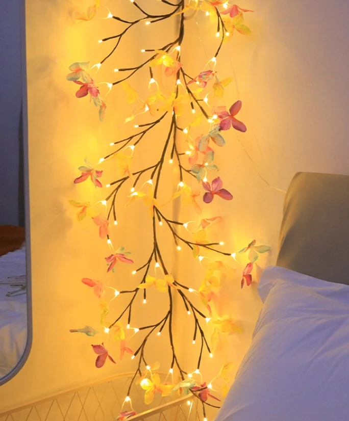 Kanlong DIY shape LED cane simulation branch flexible light home decor room decoration lights wall layout butterfly led light