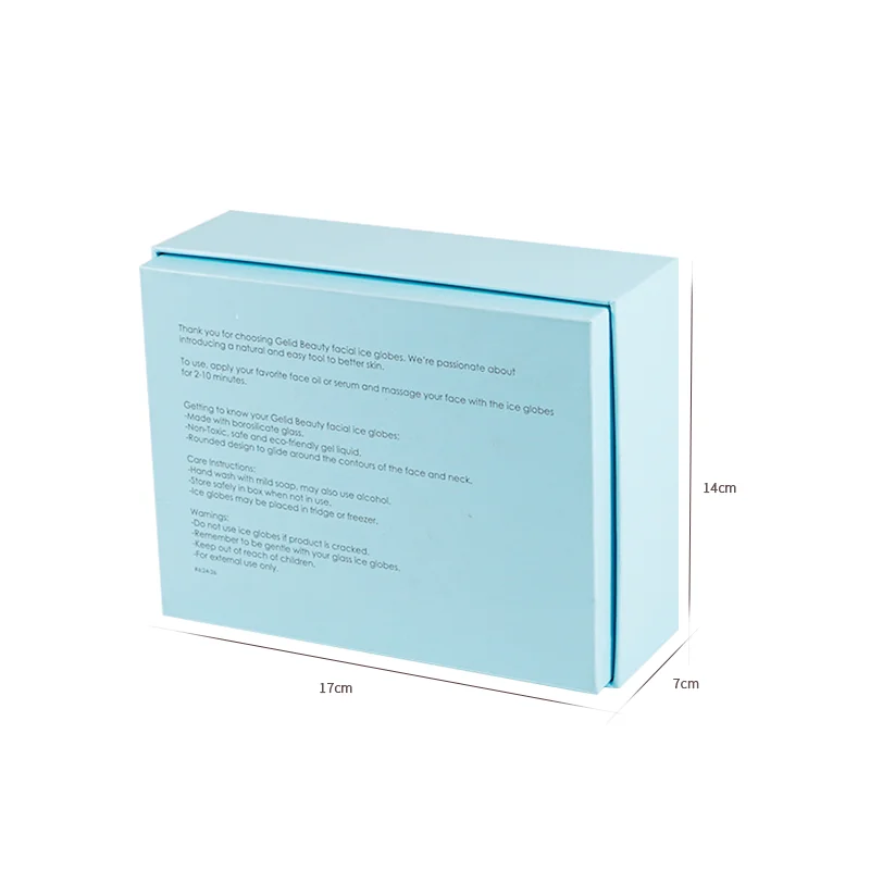 custom printing holographic logo rigid cardboard beauty equipment facial massage tool packaging paper box with sponge