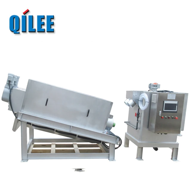 Solid Waste Oil Sludge Separator Sludge Dewatering Screw Press