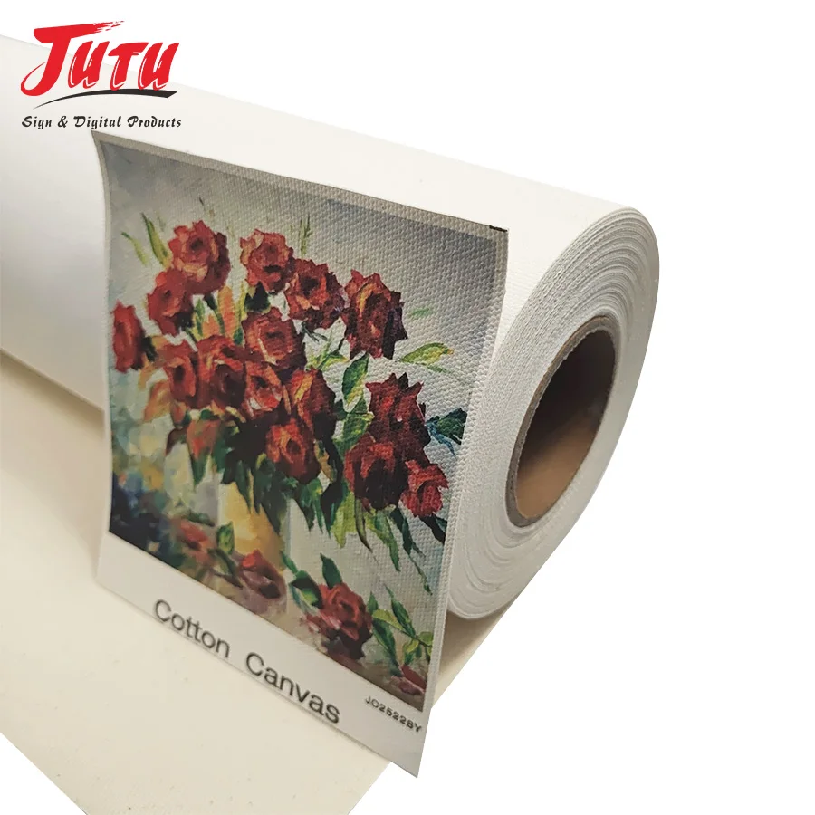 Best Quality Canvas Fabric For Digital Printing Waterproof 100% Cotton Canvas Rolls