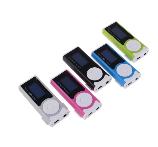  Мини MP3 музыкальный плеер спортивный USB клипса ЖК-экран медиаплеер Поддержка внешней Micro SD