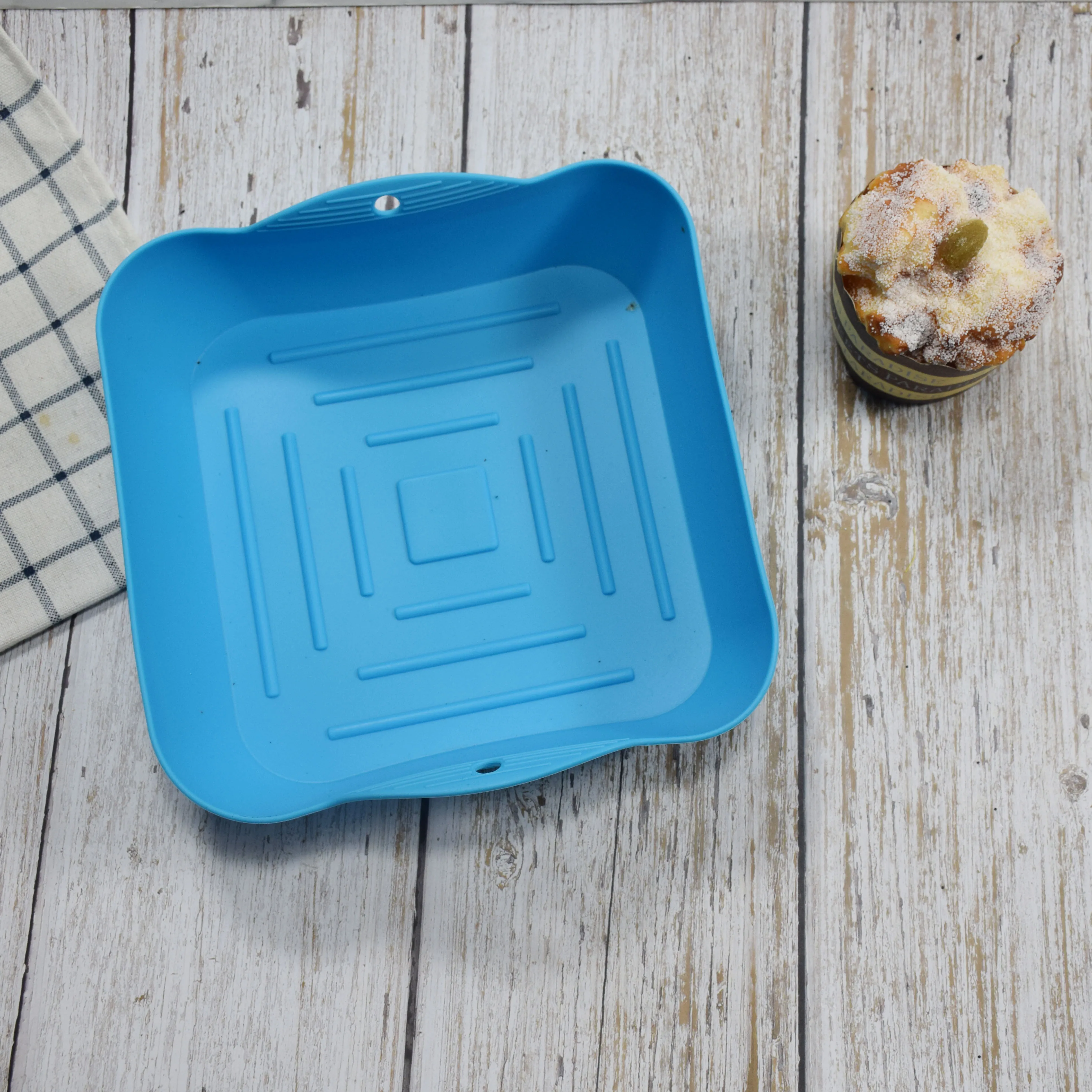 20cm Air Fryer Liners Silicone Mat Silicone Air Fryer Mats Air Fryer Silicone Pot