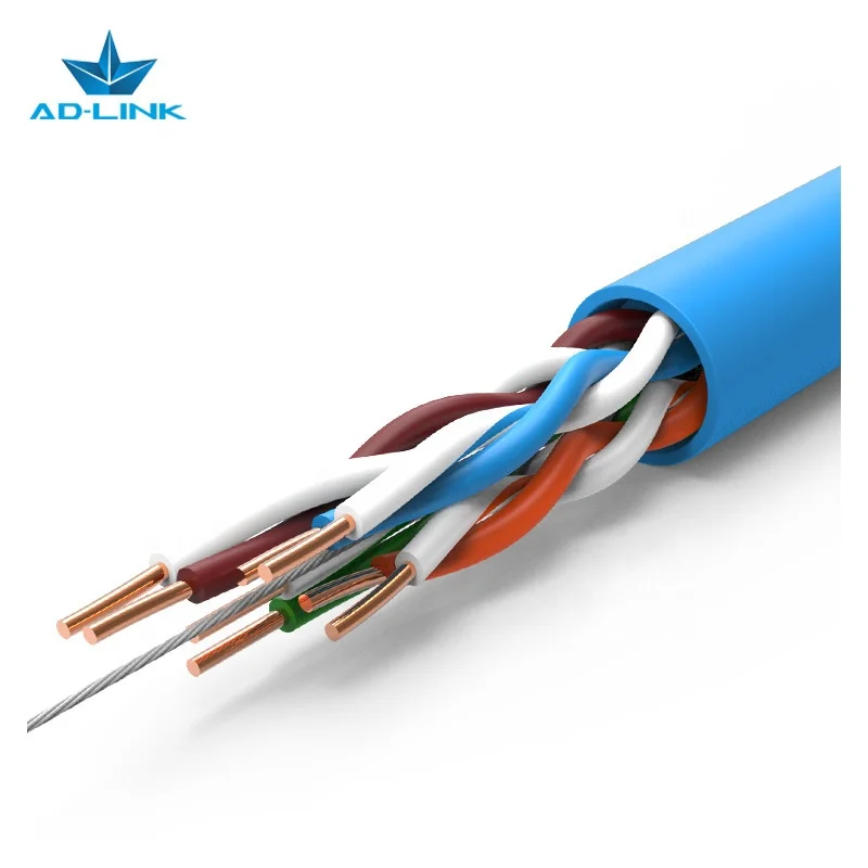 High Quality Manufacturer 305m Test 4pair 24 Awg Network 1000ft Cat 6 Cat5e Utp  Lan Cable