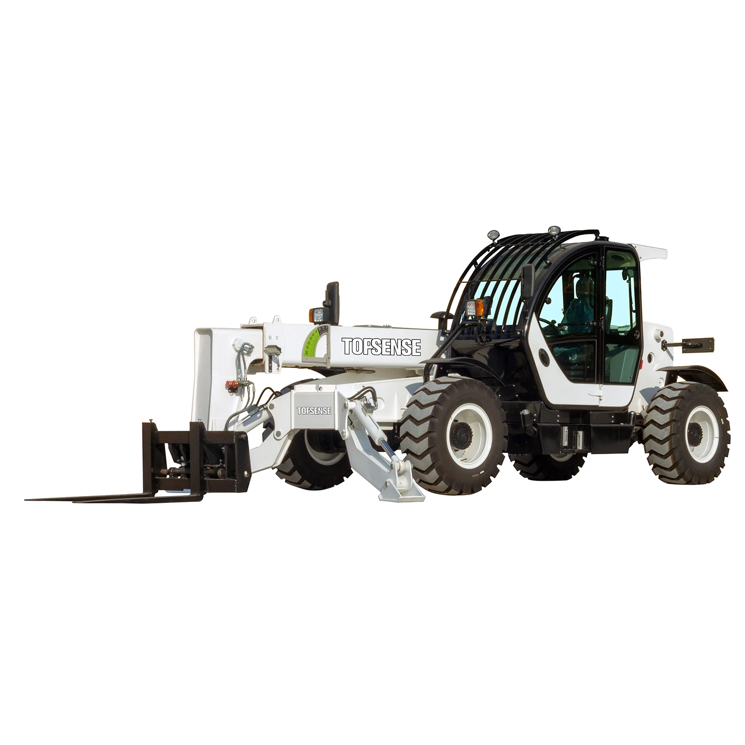Versatility Hydraulic Semi-Automatic Forklift Fork Load Unload Car 3.5ton Telehandler