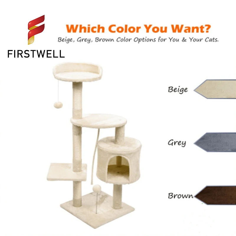 Высококачественные деревянные кошачьи деревья, Когтеточка для кошек, услуги прямой поставки