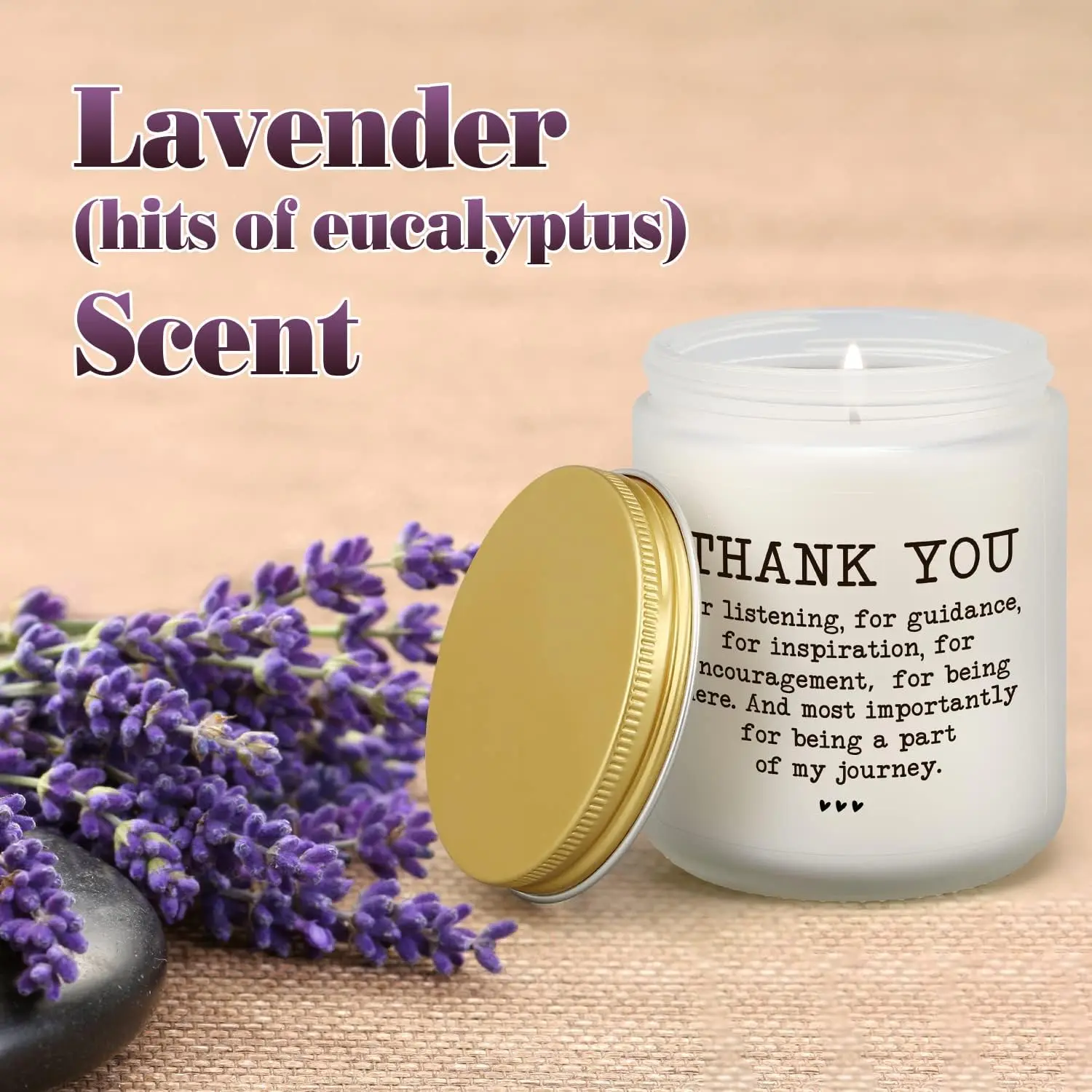 Funny Gifts Mom/Dad/Son/Sister Happy Birthday Gifts 7oz Luxury Novelty Lavender Scented Soy Candle For Christmas/Holiday