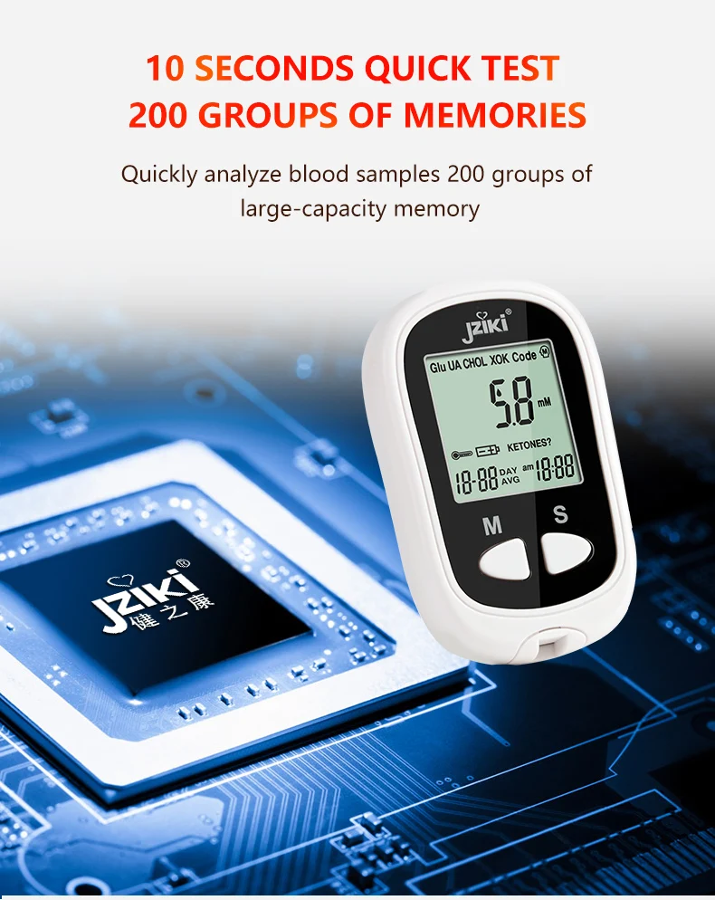 High Quality Diabetes Glucometer Kit with Strips Painless Blood Sugar Tester with Wholesale Price Factory Direct Quality Promise