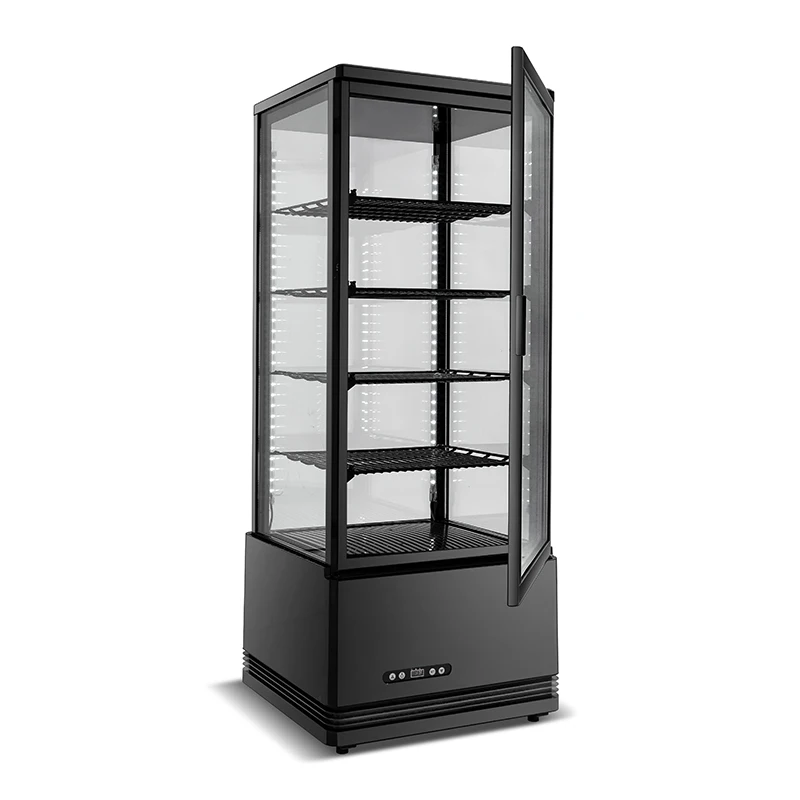 Changer best quality glass door showcase refrigerator for cake