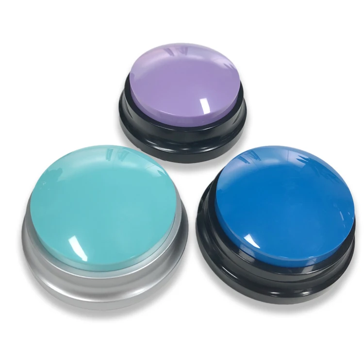 Custom big easy recordable button sound buzzer button animal sounds button