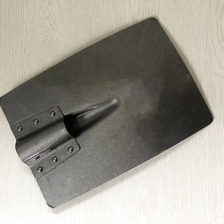 Hot selling pure steel natural color anisotropic steel spade