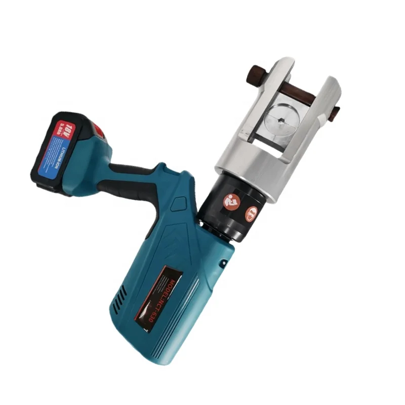 18T EZ-630 Electric Hydraulic Press Machine Portable Cable Nose Terminal Crimping Plier Construction Aluminum/Copper Crimping