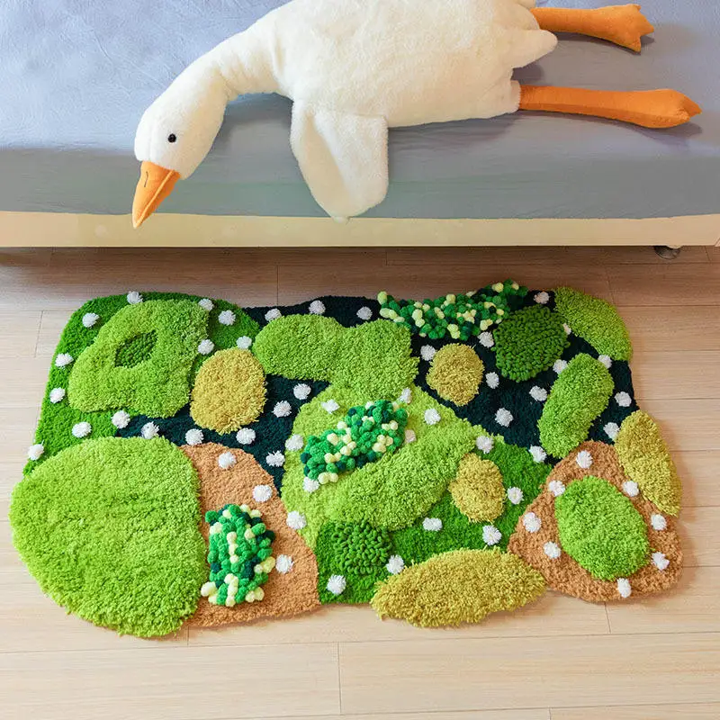 Crochet Kits For Beginners Adults China Religion Carpet Moss Coaster Punch Needle Kit