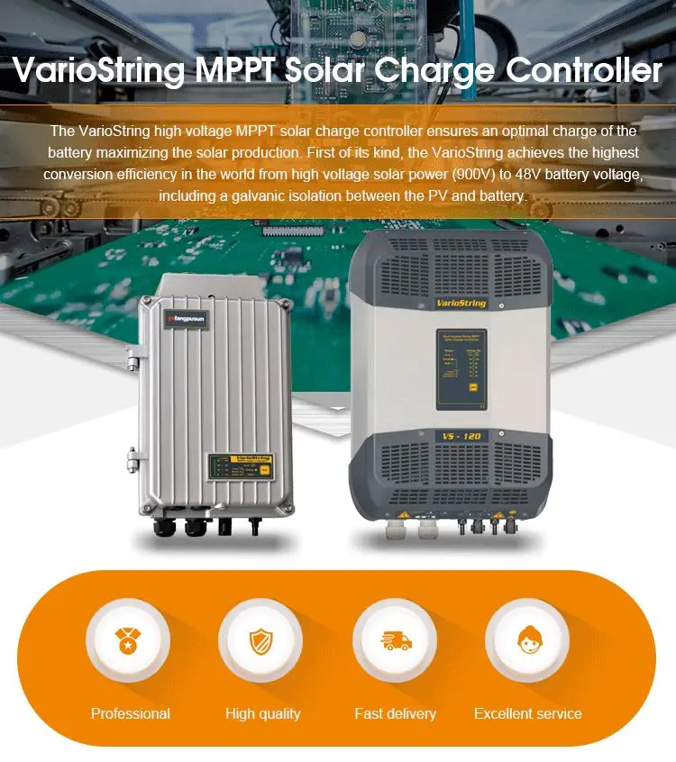 2024 CHARGE CONTROLLER SOLAR MPPT VARIOSTRING VS-120 Max. 15pcs in parallel