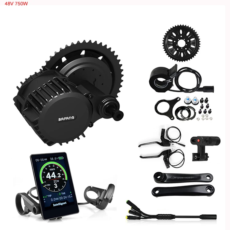 Bafang 750w/1000w electric conversion kit for bike ebike mid motor electric bike motor kit