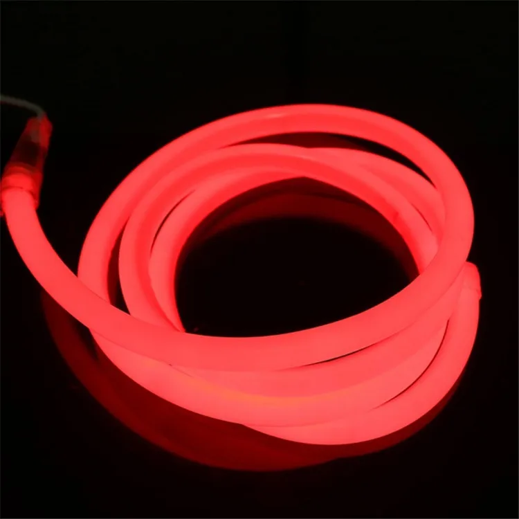 Rgbw Flex мини Rgb толстое Высокое напряжение лед синий свет гибкая лента 5050 водонепроницаемый 3528 светодиодный неоновый гибкий