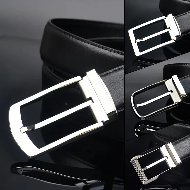 Buckle Manufacturers Vintage metal belt buckle Classic reversible zinc alloy belt buckle