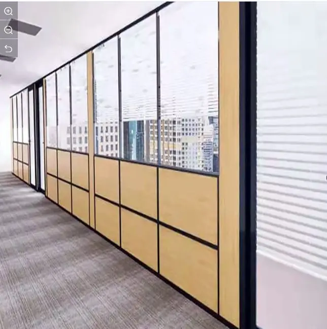 Modular office furniture MDF Customized aluminium office glass wall partition cubicle partition wall for office