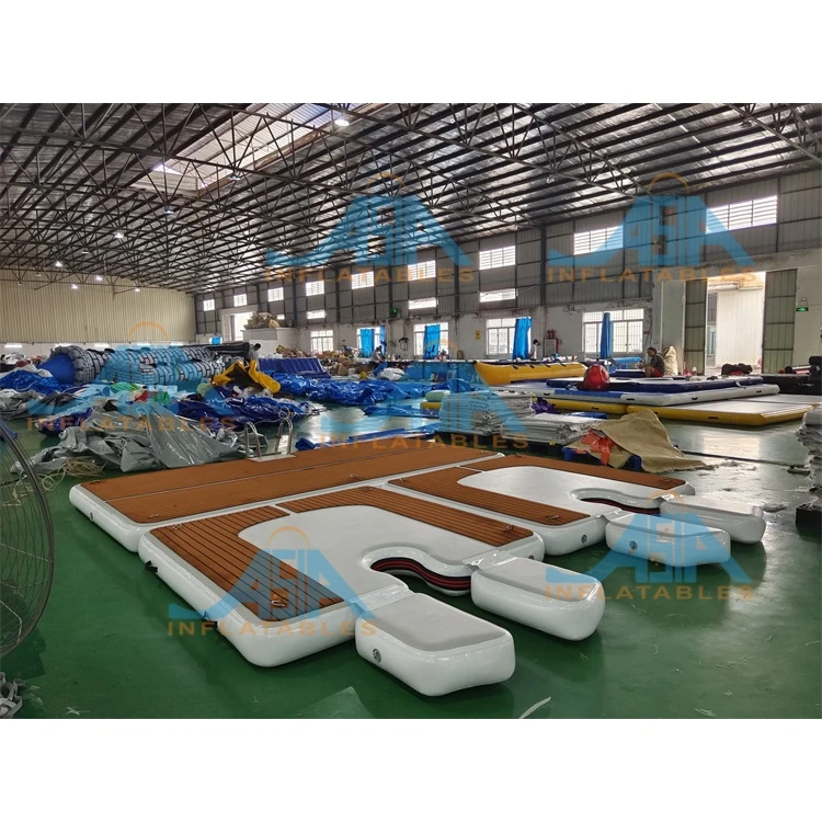Customized Luxury Foilboard holding docks Pontoon Inflatable Dock Platform Pontoon for JetSk