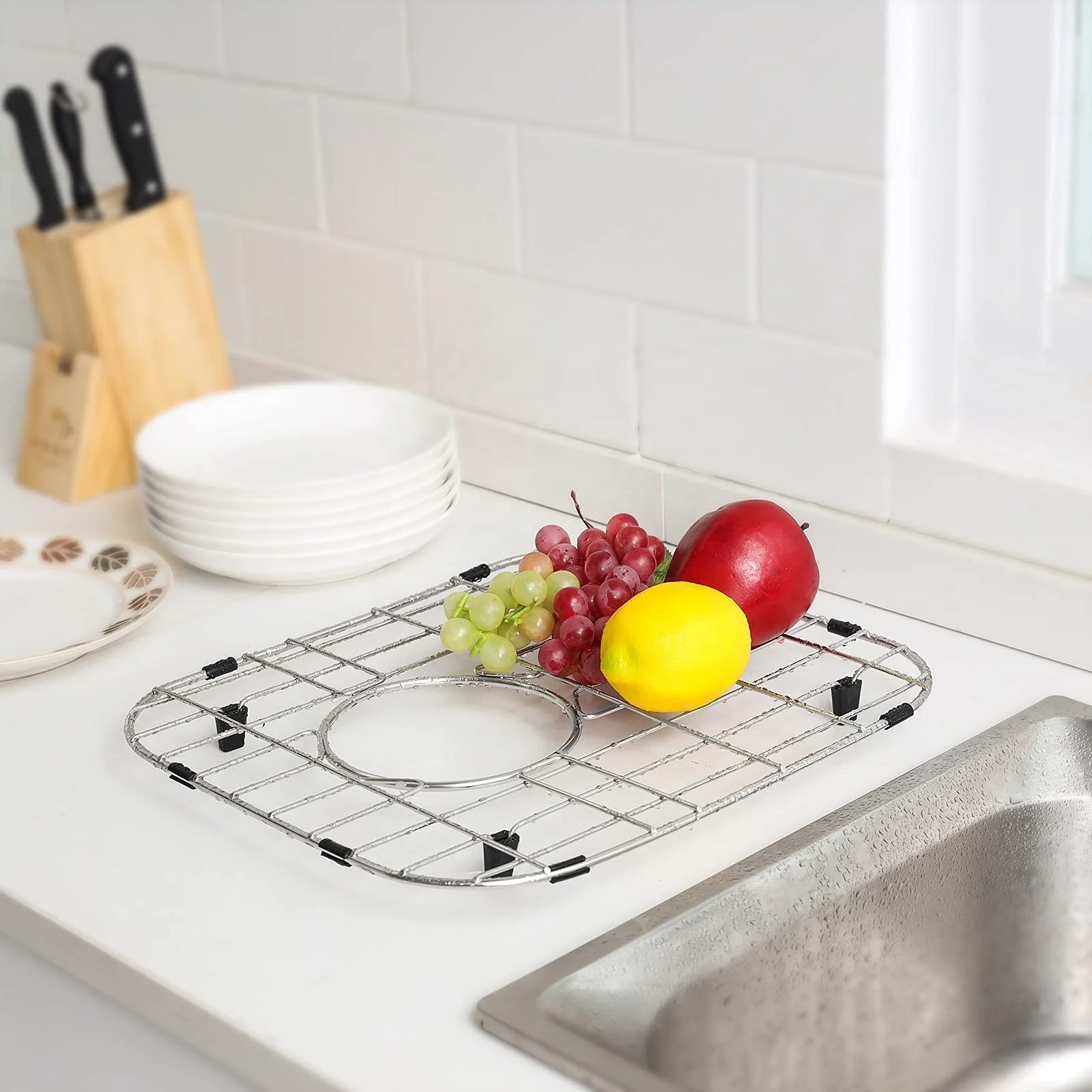Custom Stainless Steel Kitchen Sink Grid and Sink Protectors For Kitchen Sinks