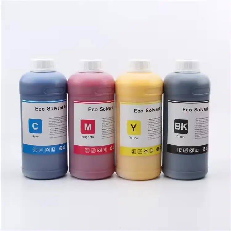 Premium price 6 8 colour bulk eco solvent color ink for epson head 4720 3200 i3200 a1 i3200 e1 xp600 printhead for pu leather