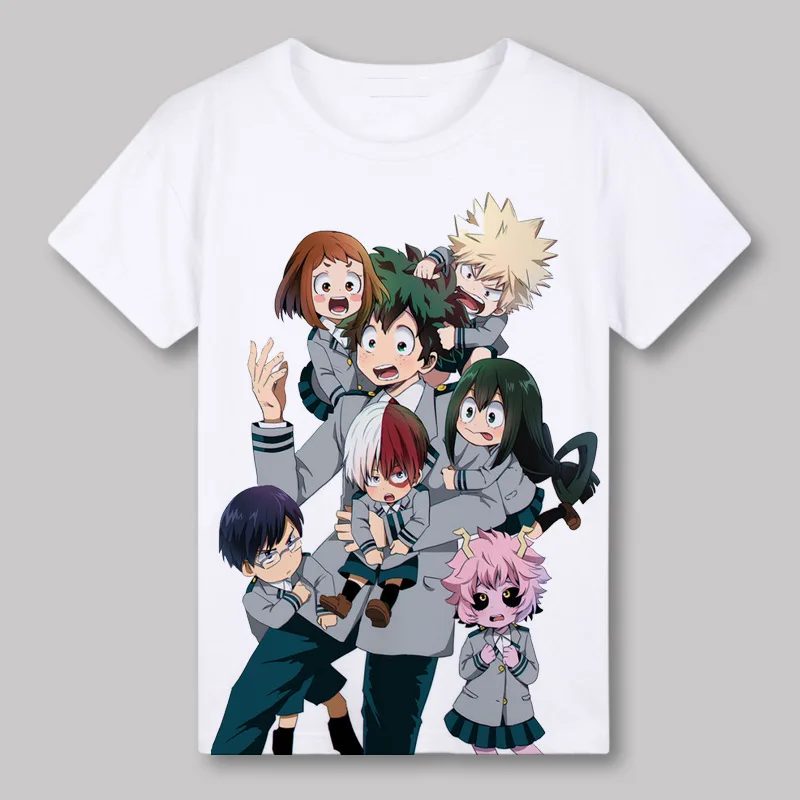  My Hero Academia short-sleeved T-shirt Japanese anime surrounding summer