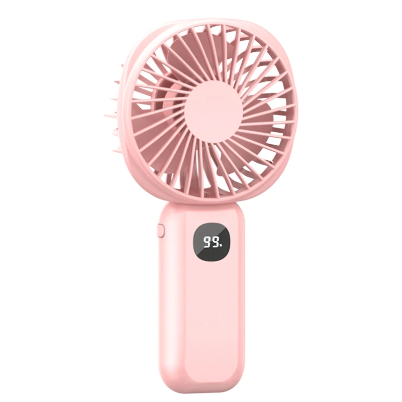 New foldable mini fan table fan rechargeable mini fan powerbank portable