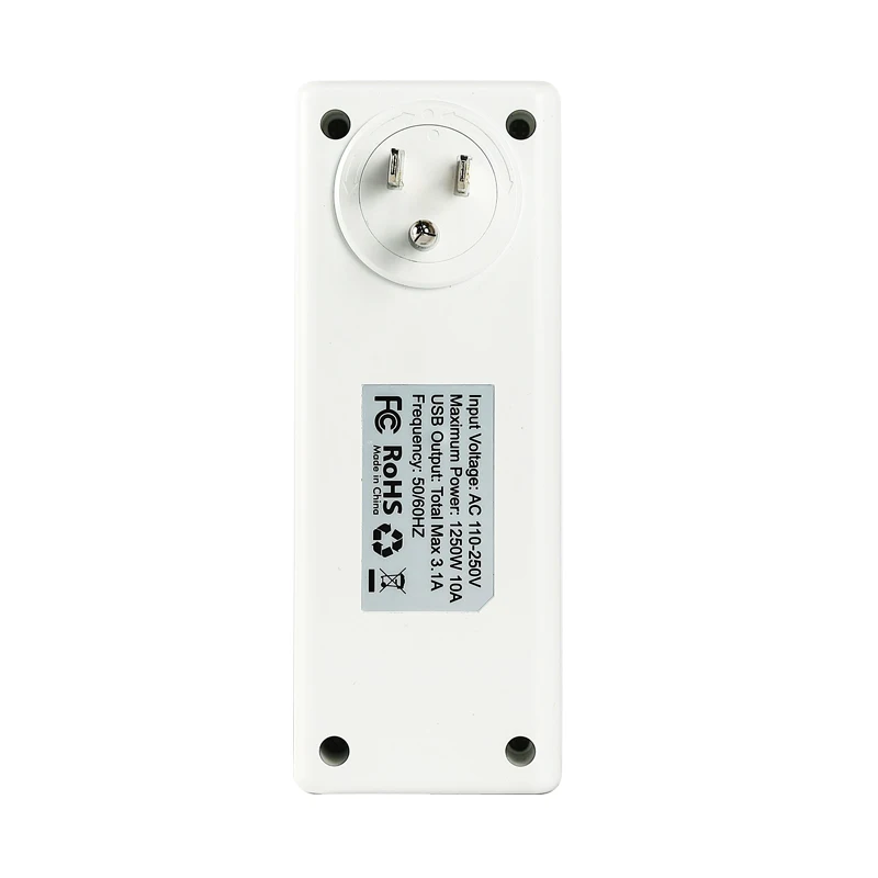Нам розетку 4USB/DC5V-3.1A вилки и розетки интеллигентая (ый) сортировки медный дактилоскопический запорный клапан 3-контактный вращения 6 - hole штепсельной вилки