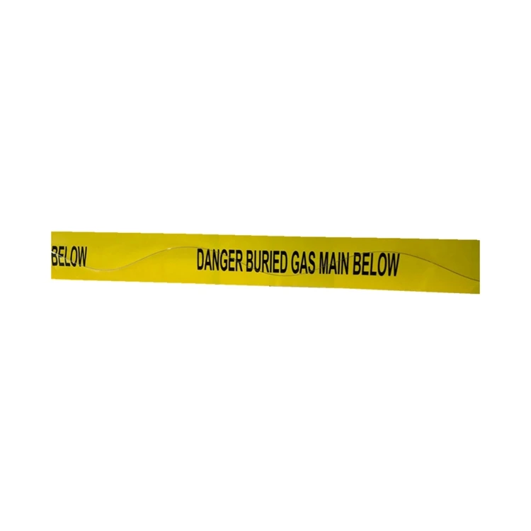 Professional Detective Warning Tape Stainless Steel Wire Marking Tape Cable Traceable Caution Tape