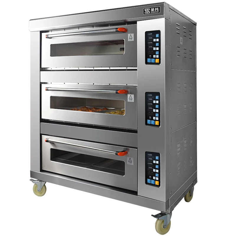 2022 New Design High Quality Automatic Bread Making Machine Baking Ovens industrial electric ovens