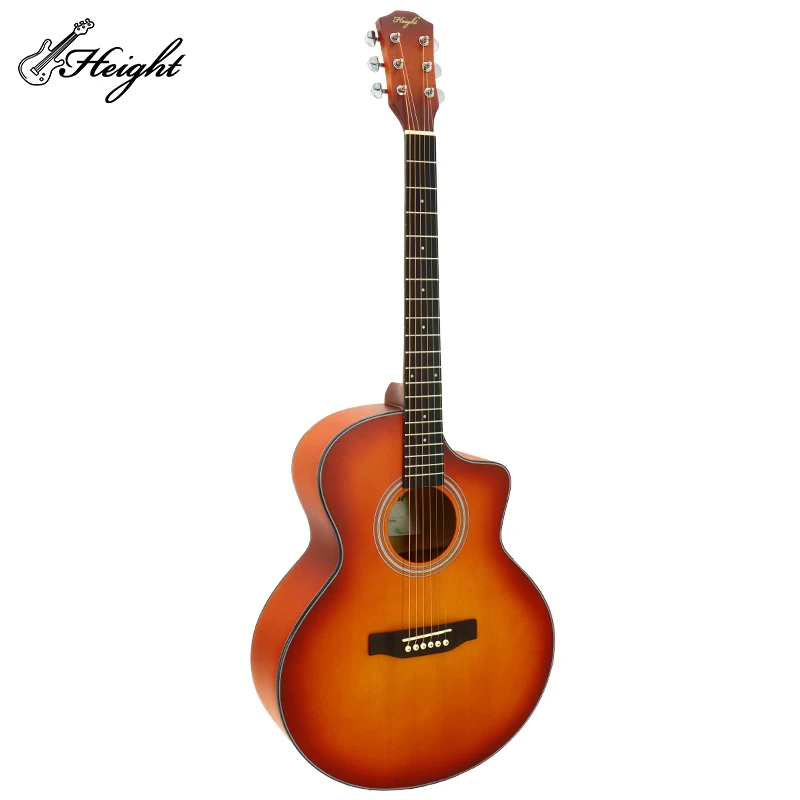 Acoustic Guitar Guitarra Bass Wood Folk Guitar High-Quality Custom Cutaway Flamenco Guitar 40 inch