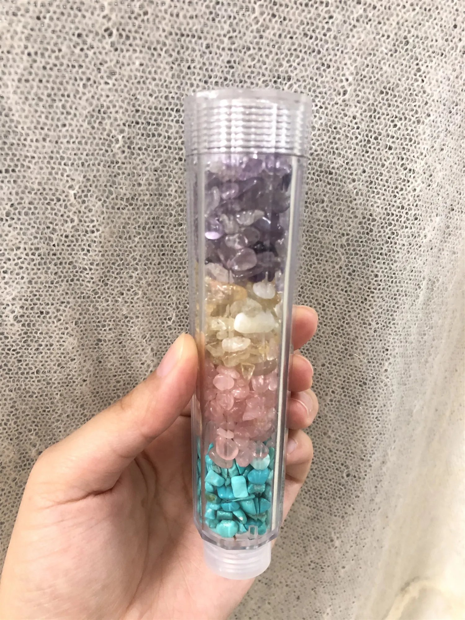 Горячая продажа спа высокого давления 3 распыления кристалл каменный фильтр душевая головка с фильтром