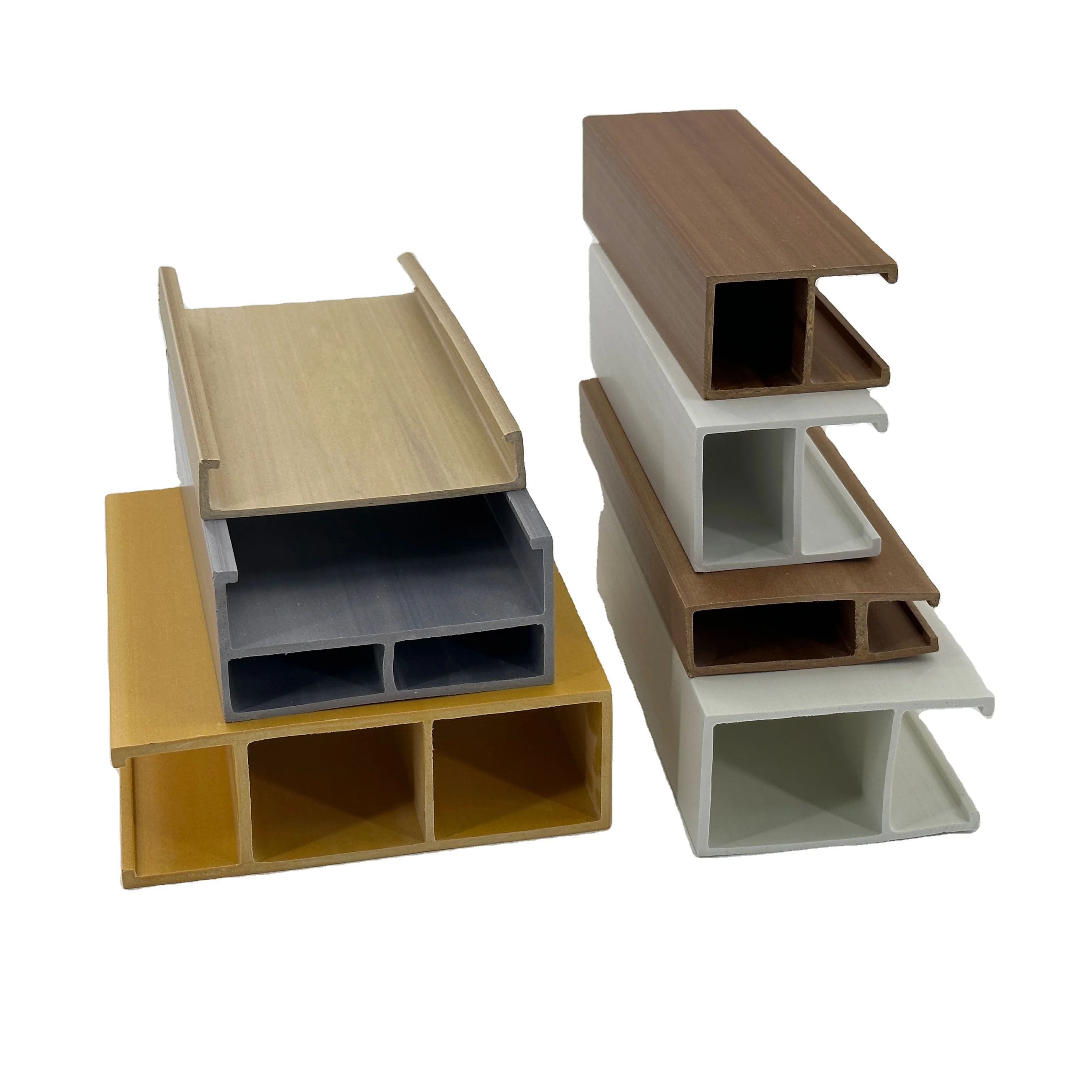 New Arrival Ceiling Decoration Eco-wood WPC square timber tube