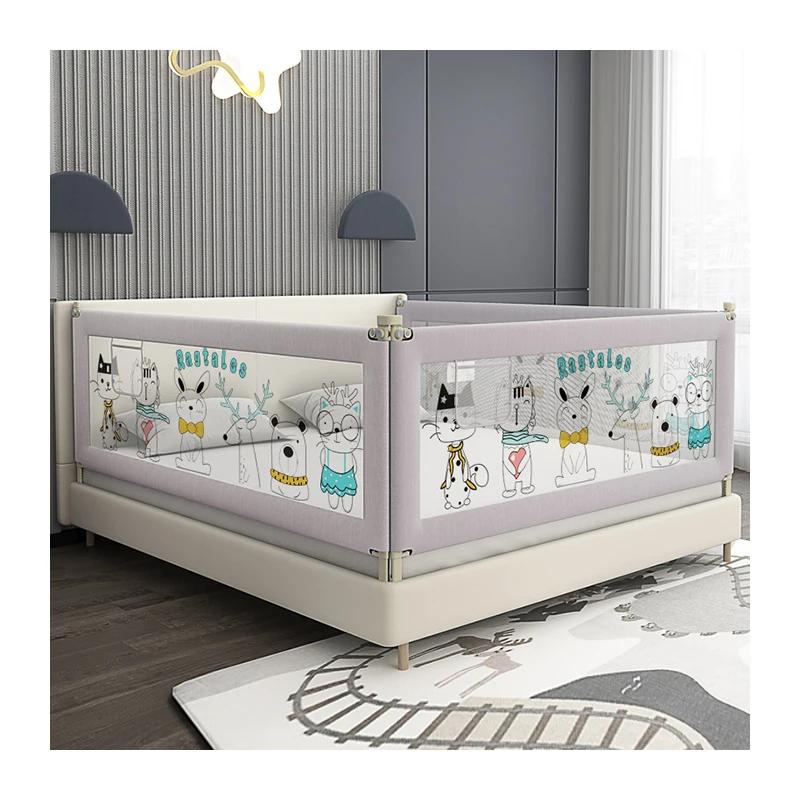 Baby Bed Rail Barrier Foldable Child Baby Safety Fence Bed Side Barrier Guard for Baby Products