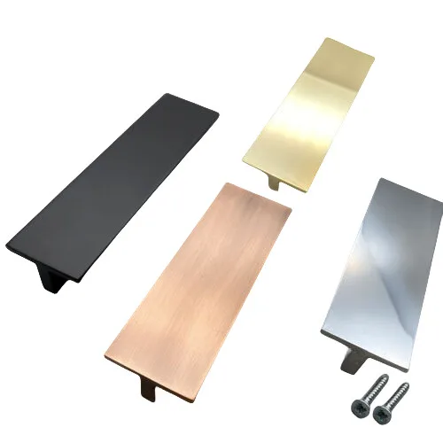 Kitchen Cabinet Handles Luxury Modern Furniture Drawer Handles Stainless Steel Black Kitchen Door Handles