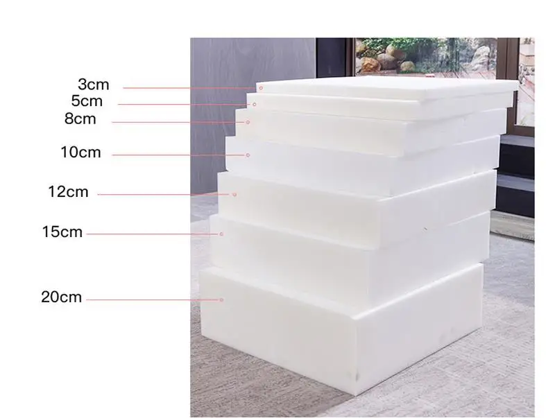 Leather waterproof cushion thickened sponge PU round high-density sofa bed cushion