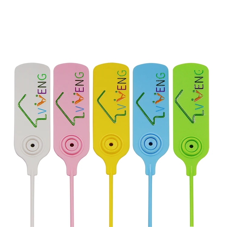 Pp Material Anti-Theft Cloth Shoe Tags One Time Use Garment Seal Tags Clothes Tag Label
