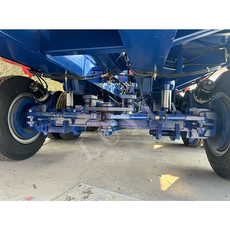Hydraulic Lifting Steering Shaft Low Bed Truck Trailer 10 Axles Hydraulic Lifting Gooseneck Low Bed Semi Trailer