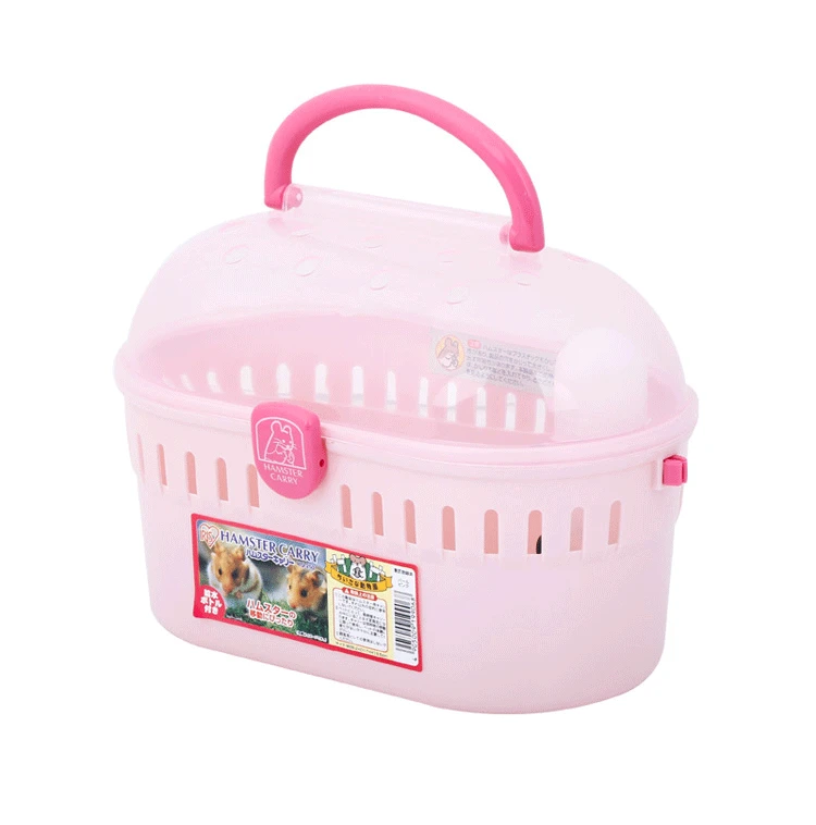 Wholesale Lovely design Portable Hamster Cage Hand-held Easy to Bring Outdoor Cage For small Animal